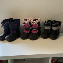 Kamik And Sorel Kids Toddler Winter Snow Boots