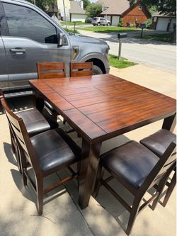Ashley Bar Height Solid Wood Table
