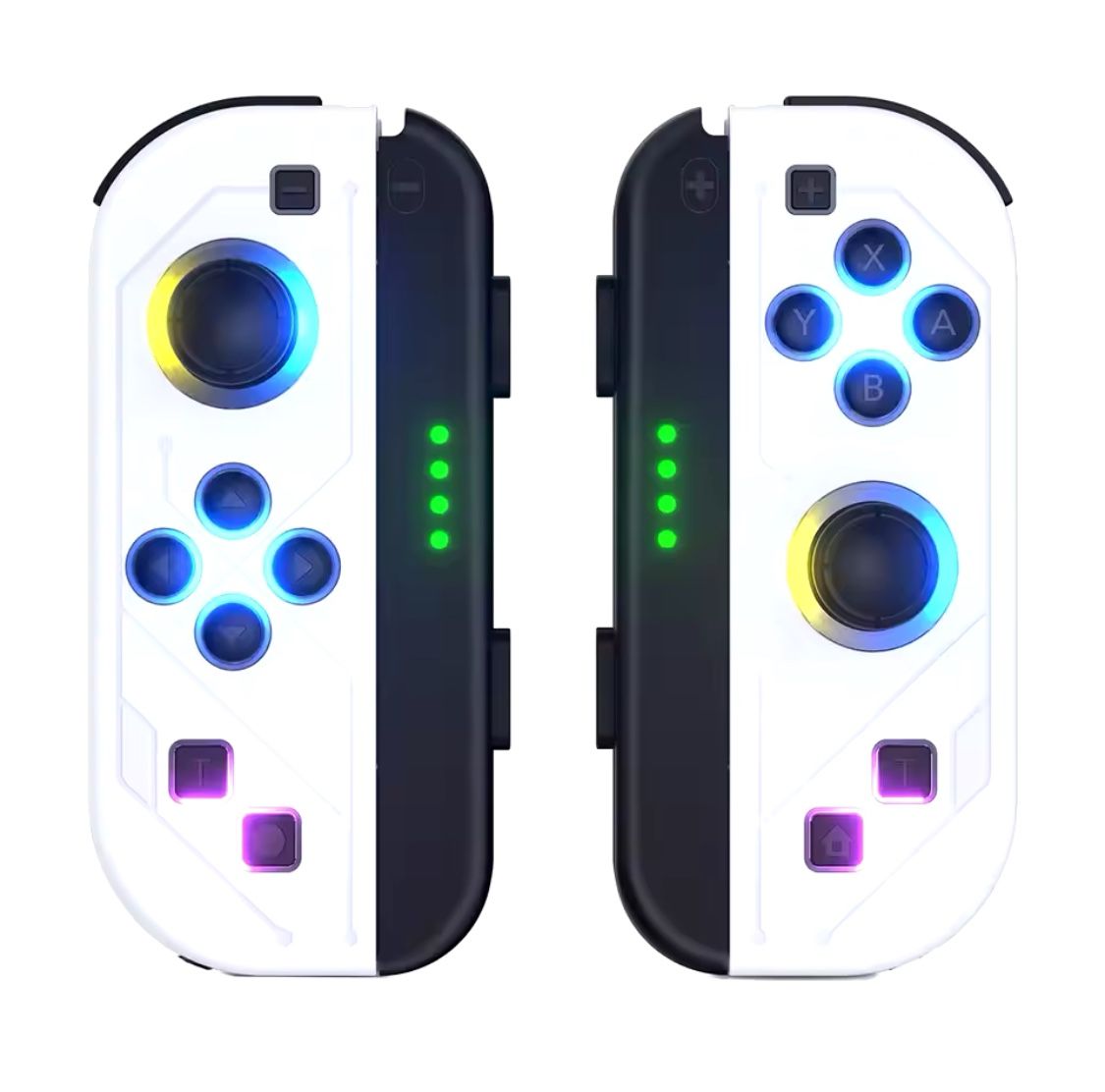 Nintendo Switch White Controllers RGB