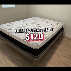 Full Size Pillow Top Mattress 