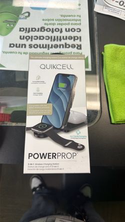 Quikcell PowerProp 3-in-1 Wireless Charger available here at Cr icket!