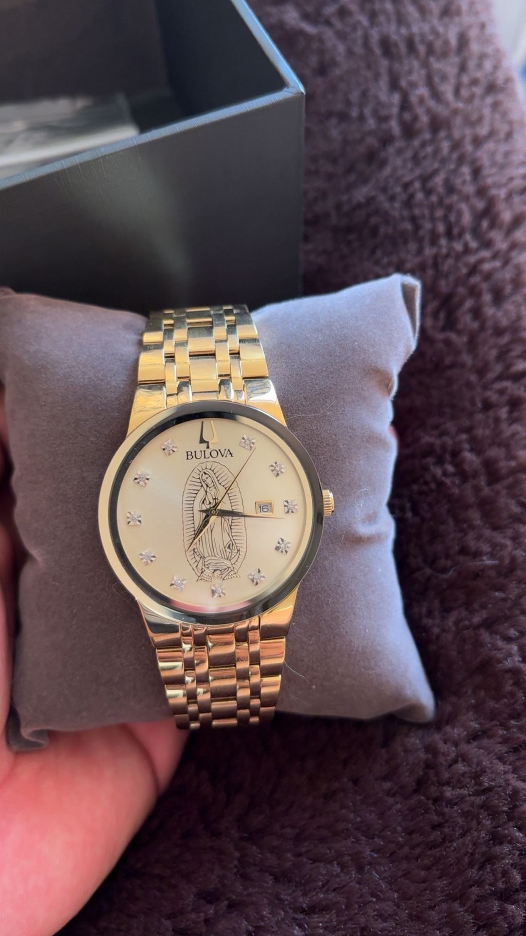 Bulova Men´s Classic Our Lady of Guadalupe Watch,All Products : American Fashion Style Bags On Sale