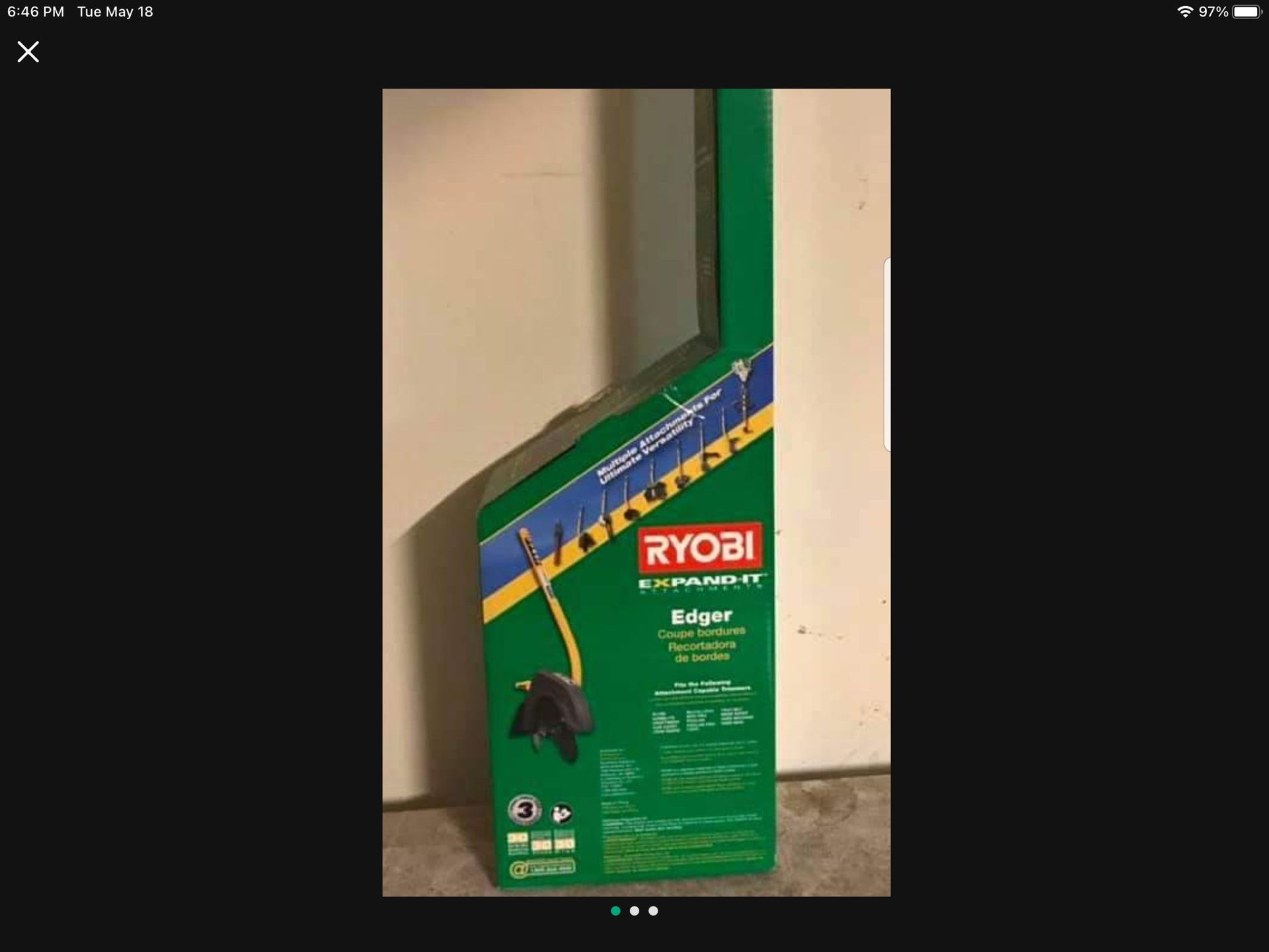 Ryobi 9” Edger Attachment