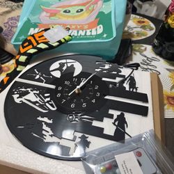 Star Wars Gift Set Clock & Socks,bag