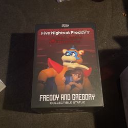FNAF Freddy and Gregory Collectible Statue Funko Five Nights at Freddy’s Brand New!