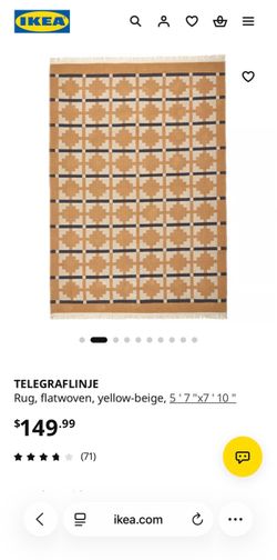 ikea telegraflinje flat woven rug