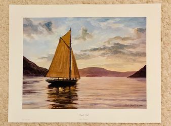 Hudson Valley School painting print
