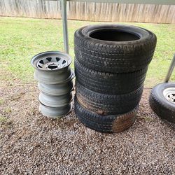 For Sale 4 LT265 60R20 ...1 LT235 75R15  1 ST225 75 R 15  4 Gentley Used Wheels Asking $175.00  For All 