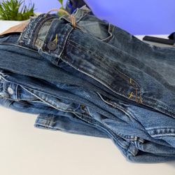 5 Men’s Jeans Lot Size 36 – Levi’s, Old Navy & More – 36x30 / 36x32