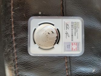 2014 Pf70 Ultra Cameo Nolan Ryan Silver Dollar "Autographed "