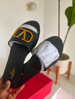 Valentino Garavani VLogo Slide Sandals