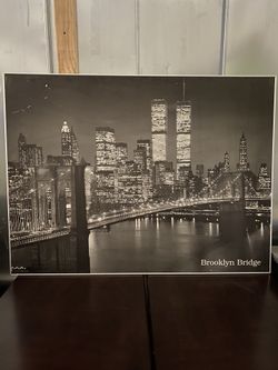 Framed New York Wall Art 4 feet - RARE $40