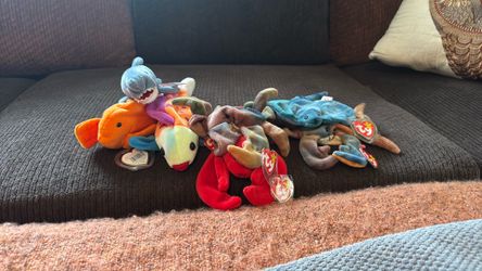 TY beanie babies creatures of the sea