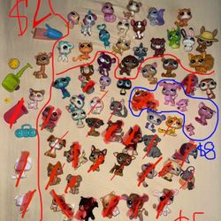 LPS- Littlest Pet Shops Lot 50+, Accessories!
