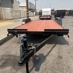 7x16 Car Hauler Wood Deck