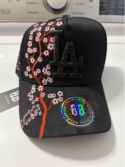Brand New BooBoo Hat Suede Cherry Blossom LA SnapBack