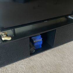 Modern Black TV Stand / Media Console
