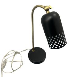 Black brass desk lamp