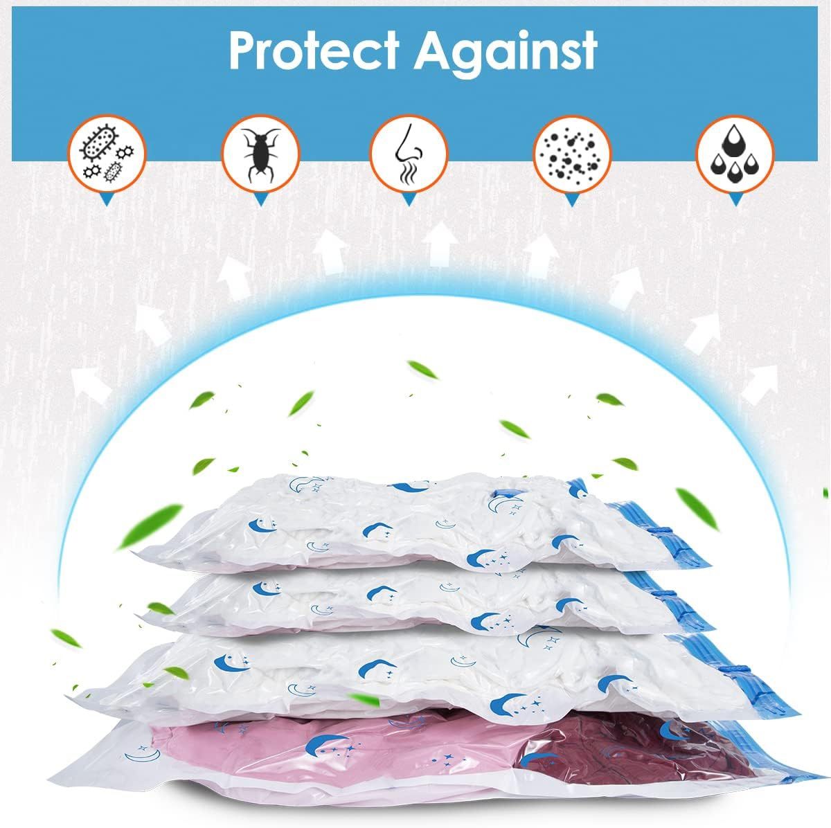 Vacuum Storage Bags with Electric Air Pump