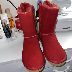 Women Red Bow Uggs 