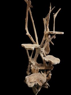 Indoor décor, Outdoor, plant stand, sculpture display, or entryway accent