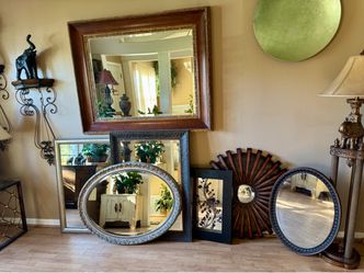 Massive Amount of Wall Mirrors.