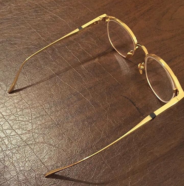 24k Gold Leisure Society Eye Glasses