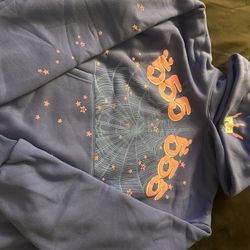 Spider Hoodie Blue 