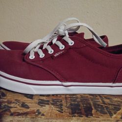 Womens Vans Shoes/ Burgundy 6.5