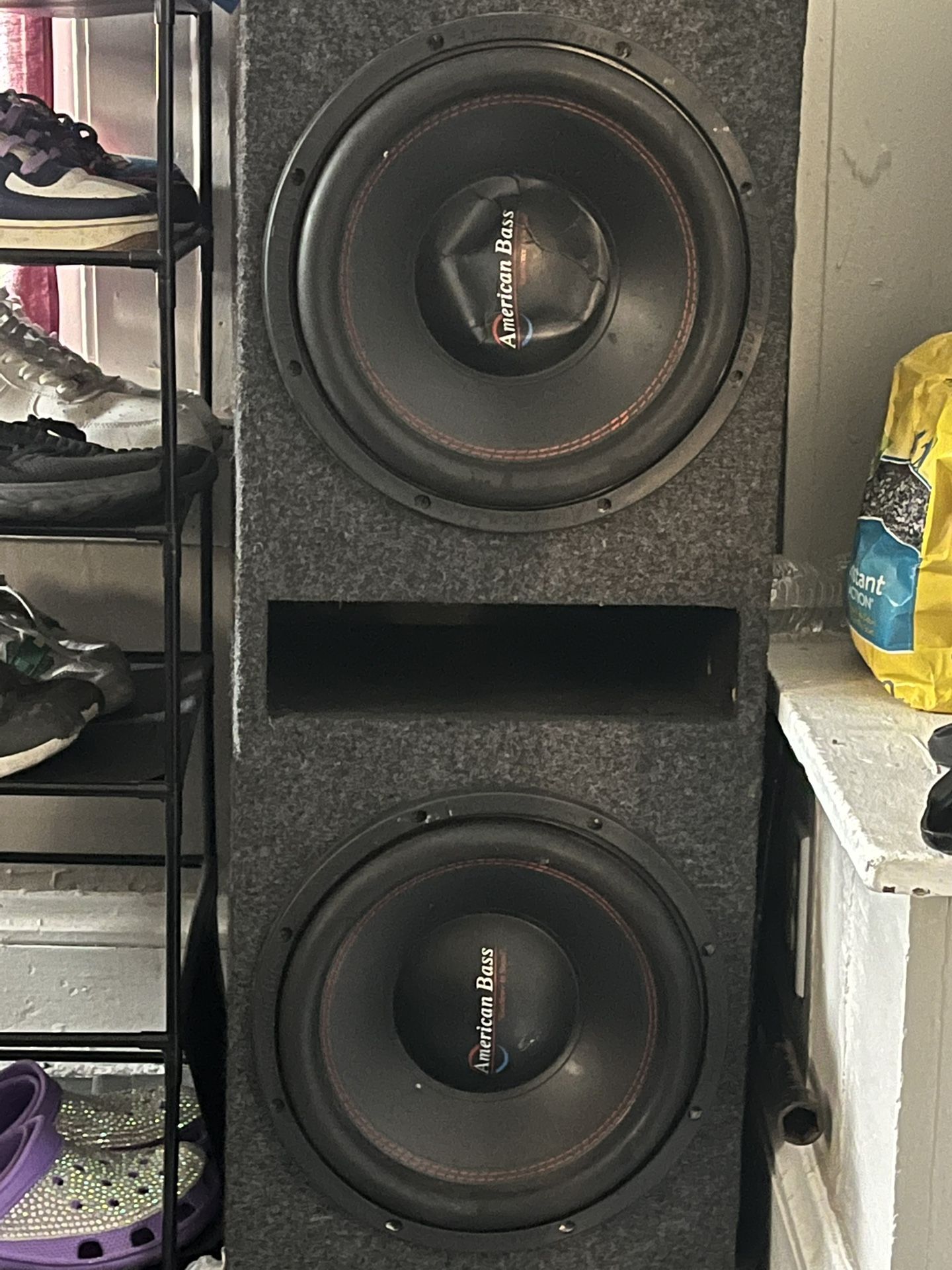Dual 12 Inch American Bass Subwoofer