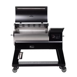 NEW Recteq Deck Boss 800 Wood Pellet Wifi Grill And Smoker Black/Silver