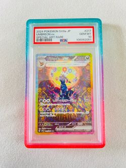 PSA 10 Umbreon ex SAR 217/187 SV8a Japanese Pokemon Card