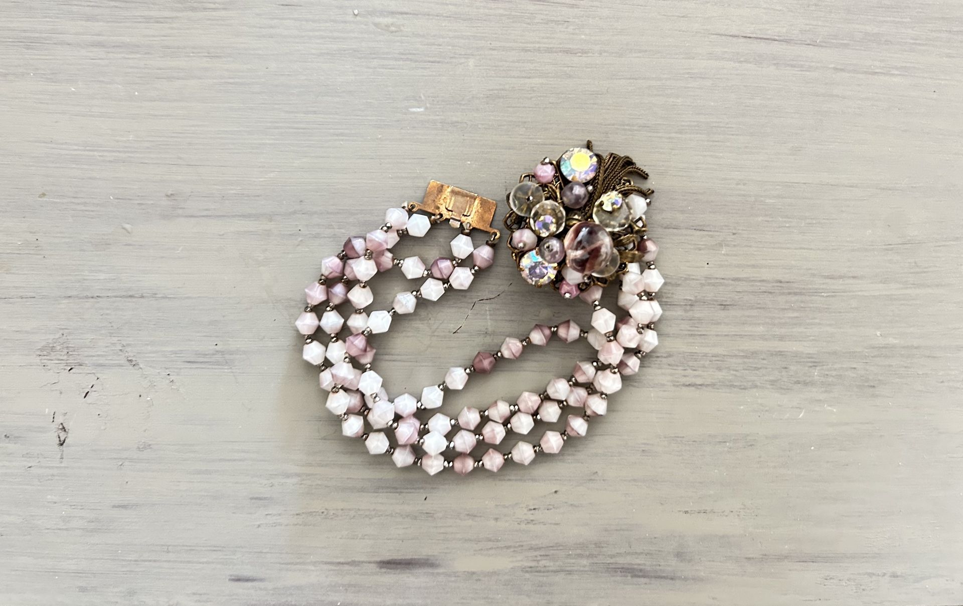 Vintage Unsigned Miriam Haskell Bracelet