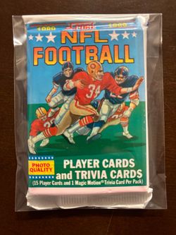 1989 score football sealed pack