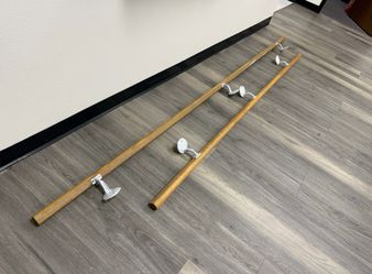 Wall ballet barres