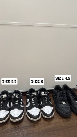 2 NIKE PANDAS - ONE AIR FORCE 