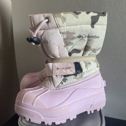 Camouflage/Pink Toddler Boot