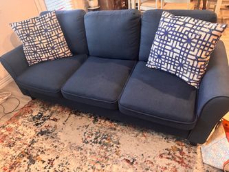 Blue sofa