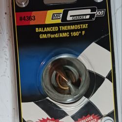NEW IN PACKAGE MR GASKET CO BRAND #4363 BALANCED THERMOSTAT GMC/FORD/AMC 160° RETAILS FOR $25-$30