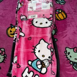 Hot Pink Hello Kitty Blanket