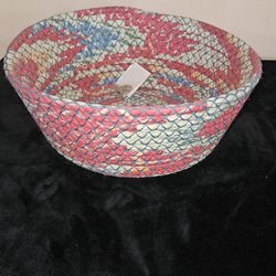 Hand crafted rope basket- pets, organize