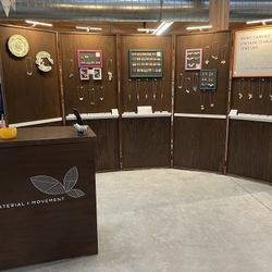 Large wooden display | temporary walls | plywood | craft show display