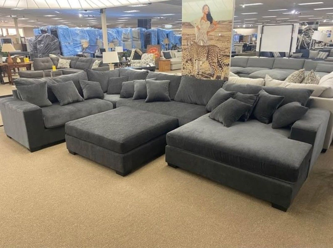 💥NEW!! Customized Sectional Living Room SOFA Couch Chaise Ottoman *COLORS* $10 DOWN