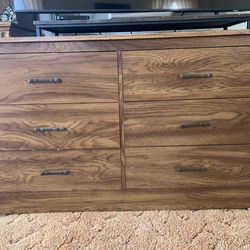Six drawer dresser heavy