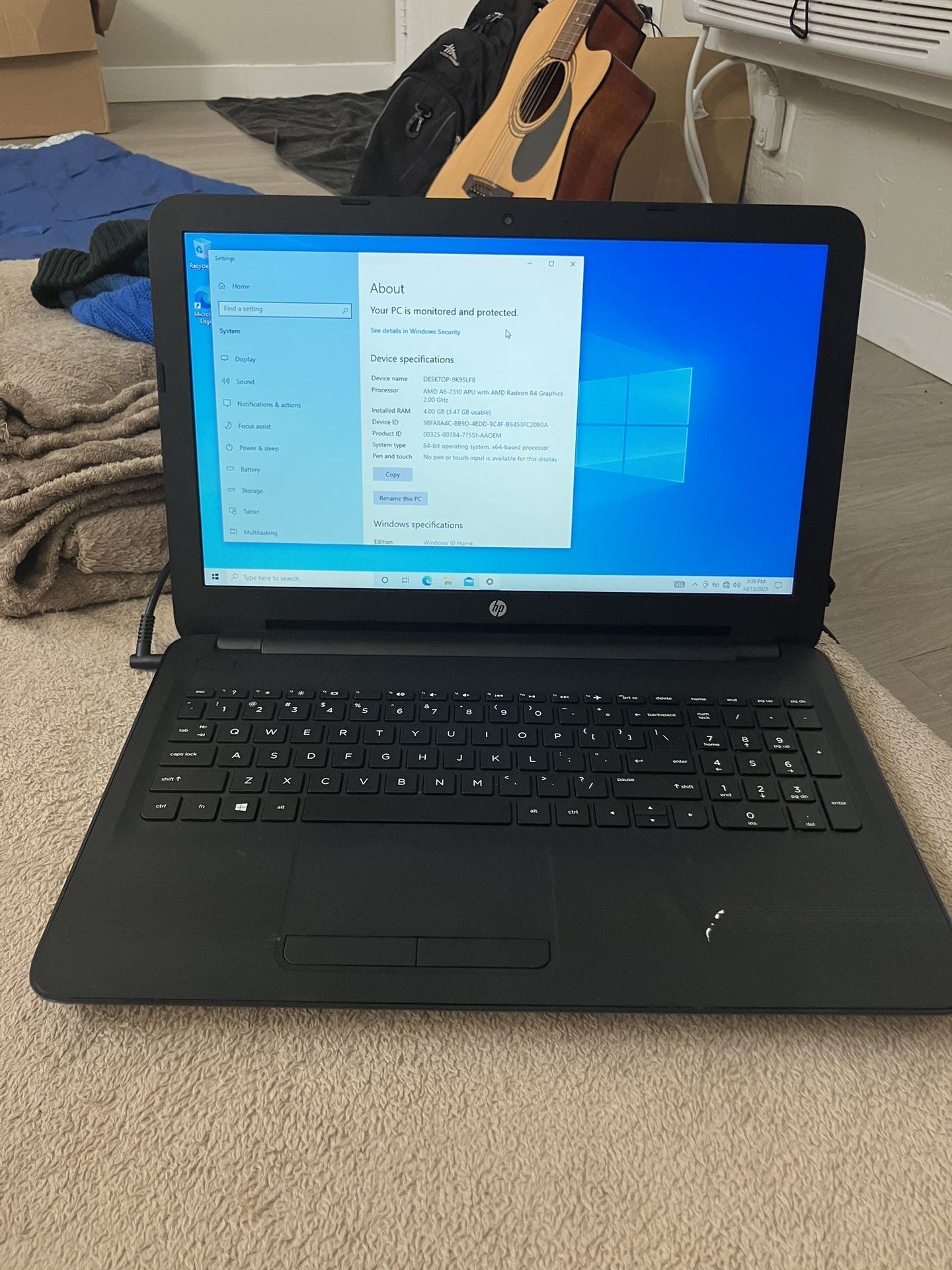 HP laptop 
