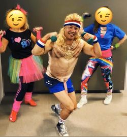 Men funny costume!