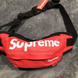 Red supreme Crossbody bag