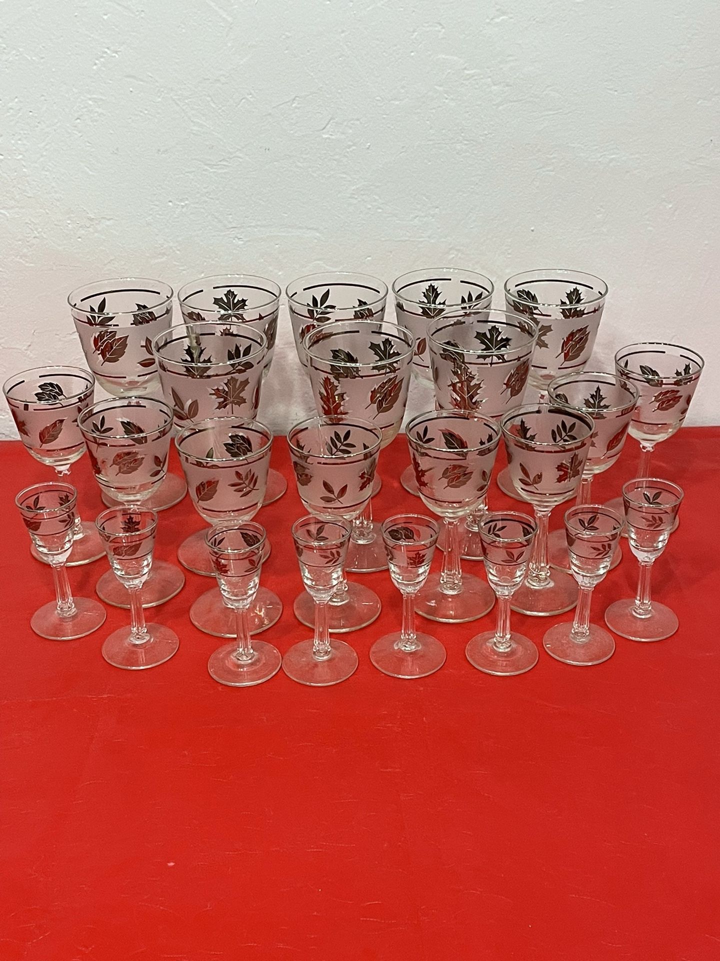 Vintage Wine Glasses 