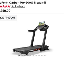 Proform Carbon Pro 9000 Treadmill - iFIT 