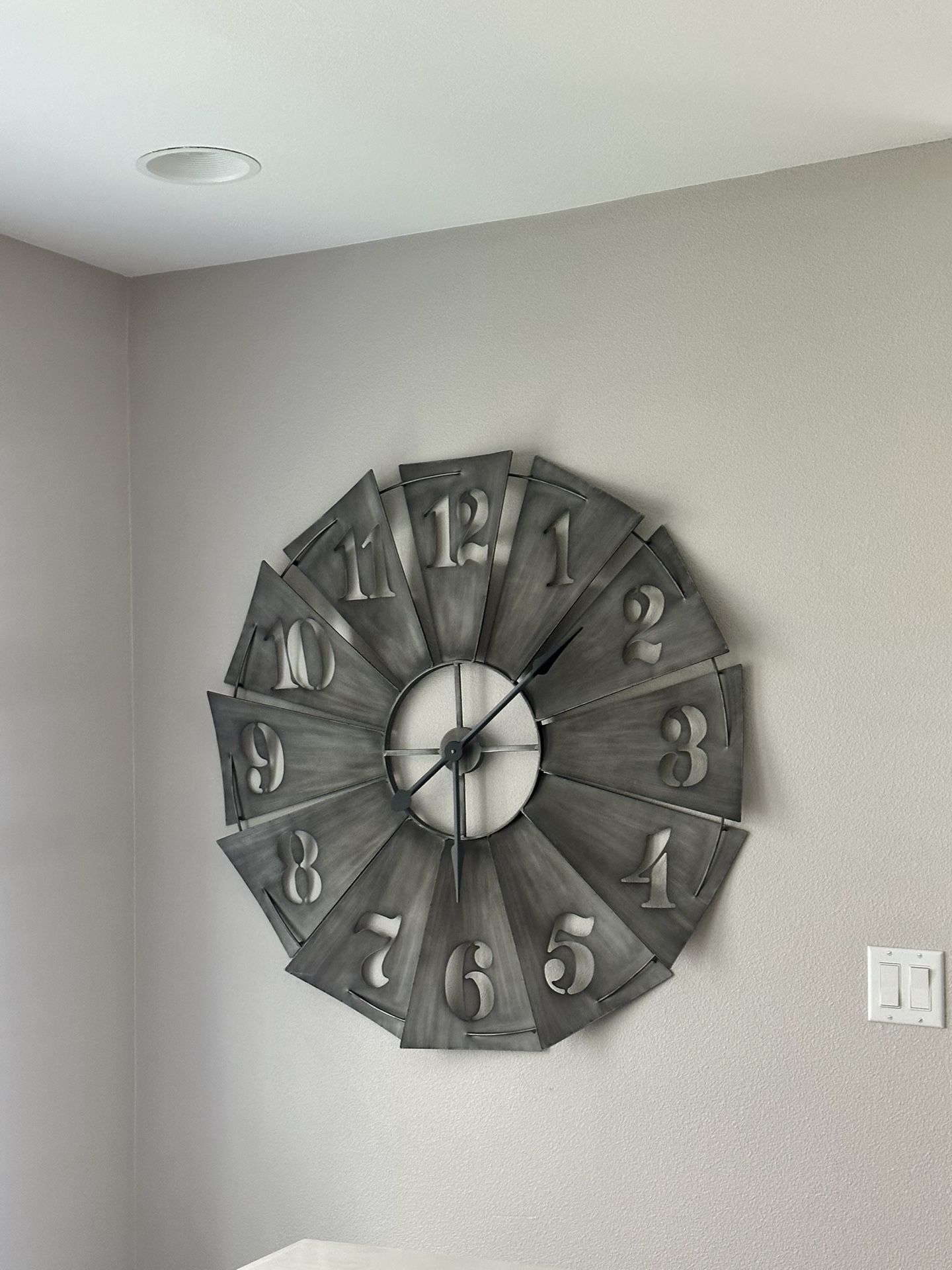 Windmill Clock * home decor *